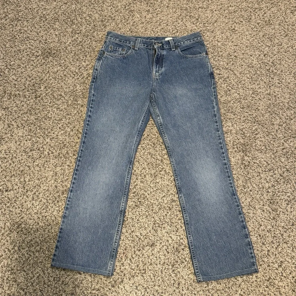 Vintage 90's Levi's Dry Goods denim jeans sz 11 Jr Red Tab Two Horse Brand